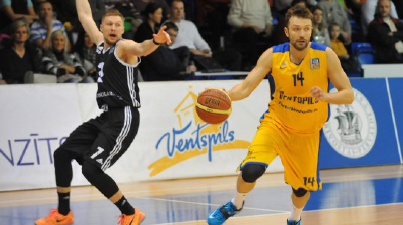 Ingus Jakovičs un Kristaps Janičenoks
Foto: www.bkventspils.lv