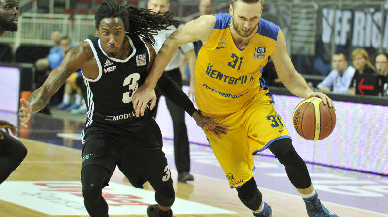 Žanis Peiners: 21 punkts finālsērijas otrajā spēlē
Foto: Romāns Kokšarovs/f64