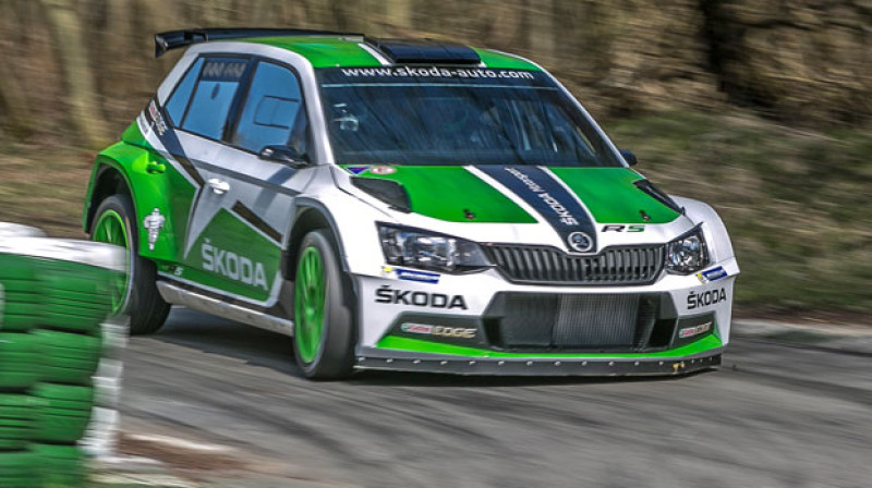 Jaunais "Škoda Fabia R5" rallija auto
Foto: auto.cz