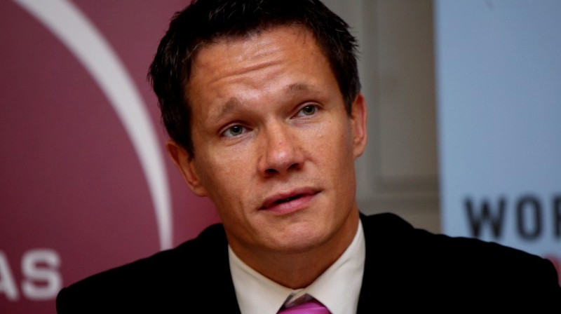 Latvijas Basketbola savienības ģenerālsekretārs Edgars Šneps. Foto: Romāns Kokšarovs, F64