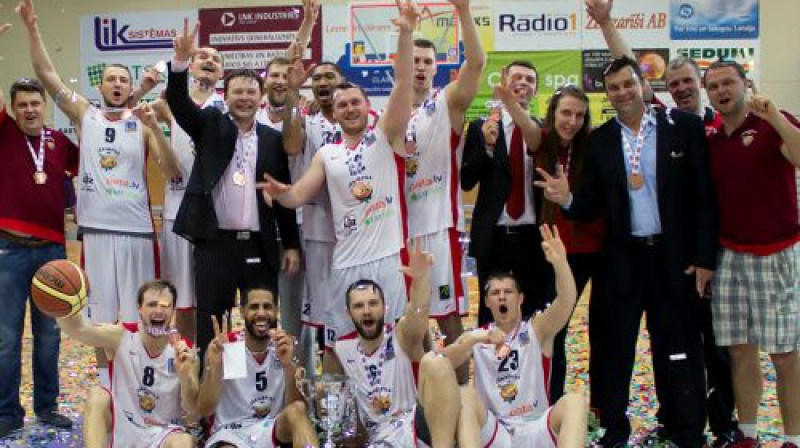 BK "Jēkabpils" svin uzvaru bronzas sērijā
Foto: Lāsma Irša/BK Jēkabpils