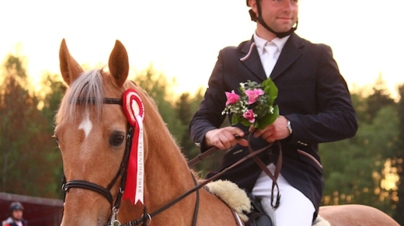 Tads Šešks ar zirgu Butterfly
Foto: A.Popova