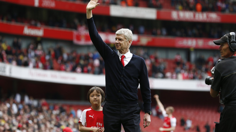 ''Arsenal'' galvenais treneris Arsēns Vengers
Foto: AFP/Scanpix