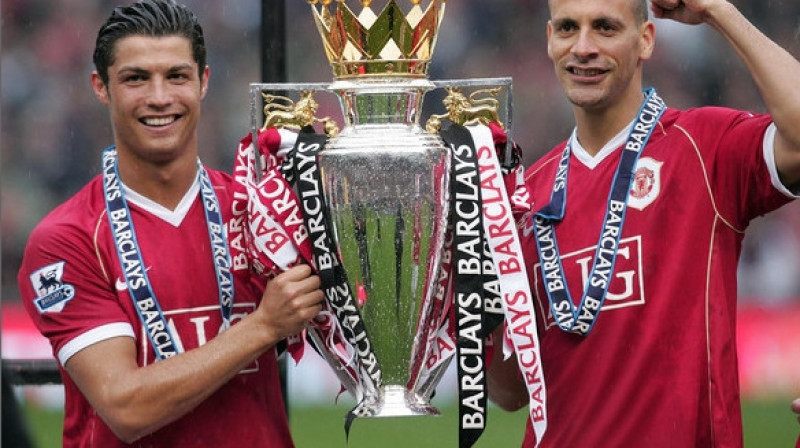 Krištianu Ronaldu un Rio Ferdinands 2007. gadā
Foto: PA Wire