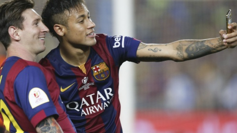 Lionels Mesi un Neimārs
Foto: SIPA/Scanpix