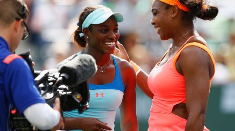 Slouna Stīvensa un Serēna Viljamsa
Foto: AFP/Scanpix