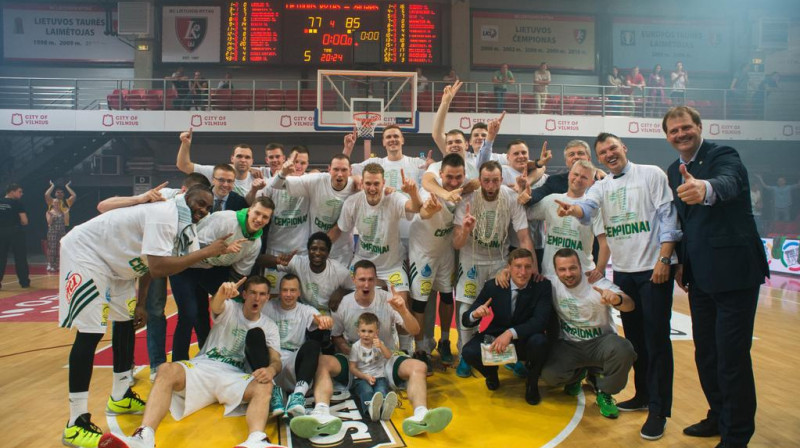 Kauņas "Žalgiris" - Lietuvas čempioni 
Foto: lkl.lt