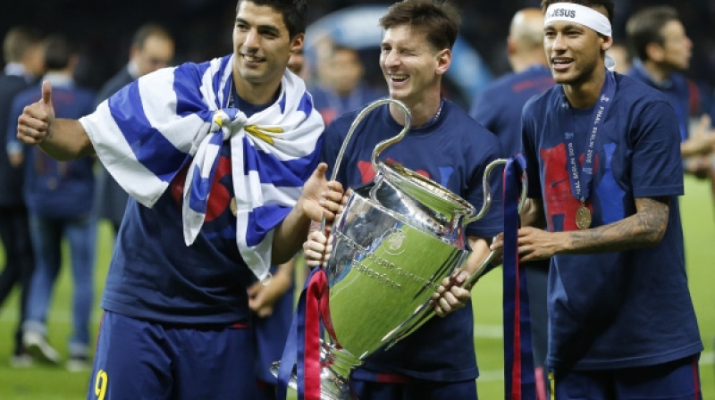 Luiss Svaress, Lionels Mesi, Neimārs
Foto: AFP/Scanpix