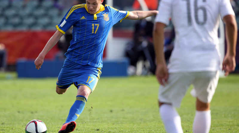 Turnīra rezultatīvākais uzbrucējs Viktors Kovaļenko (Ukraina)
Foto: AFP/Scanpix