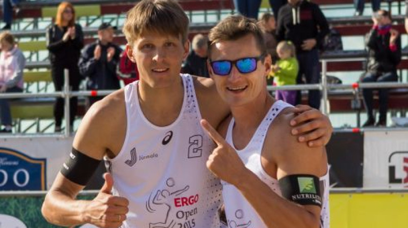 Hermans Egleskalns un Mārtiņš Pļaviņš
Foto: Vadims Morozovs (LVF)