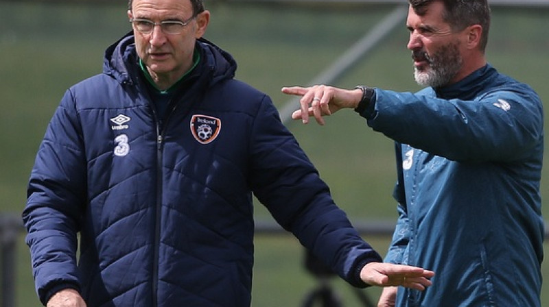 Mārtins O'Nīls un Rojs Kīns 
Foto: PA Wire/Scanpix