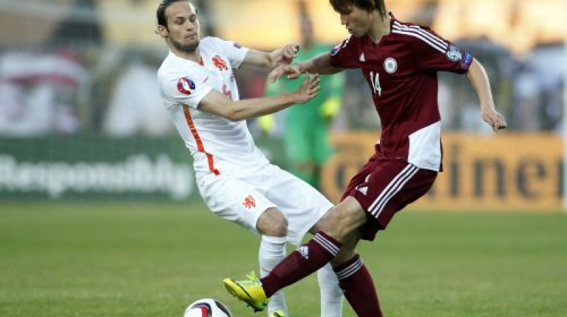 Jānis Ikaunieks pret Deliju Blindu
Foto: AP/Scanpix