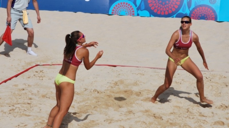 Marta Ozoliņa un Tīna Graudiņa
Foto: Mārtiņš Mālmeisters, olimpiade.lv