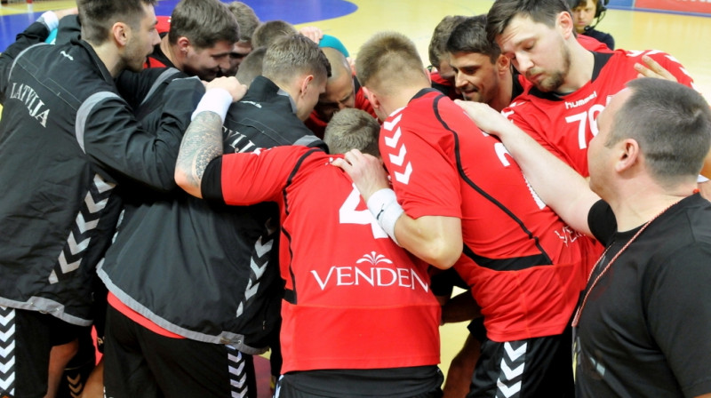Latvijas handbola izlase
Foto: Romualds Vambuts