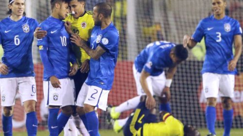 Neimārs iesaistās konfliktā ar uzvaras vārtu autoru Muriljo
Foto: AP/Scanpix