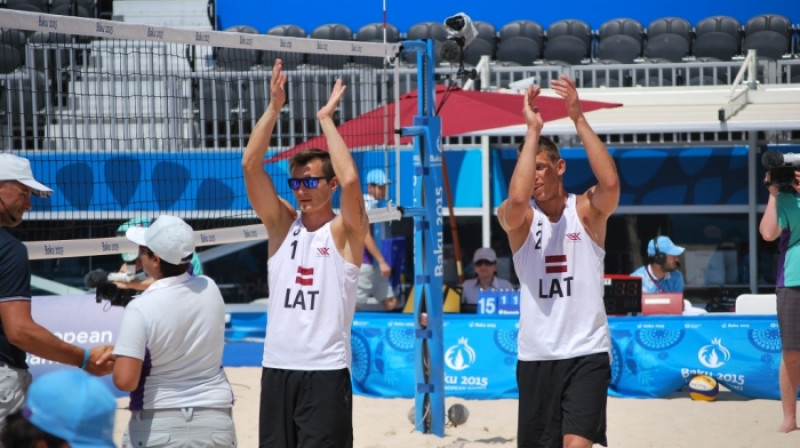 Mārtiņš Pļaviņš un Haralds Regža
Foto: Mārtiņš Mālmeisters, olimpiade.lv