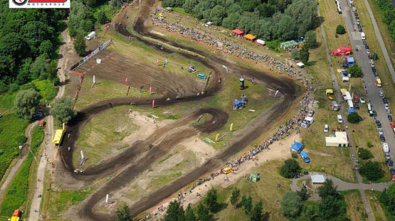"Superkauss" trase Zaķusalā 2014. gadā
Foto: Jānis Pastars