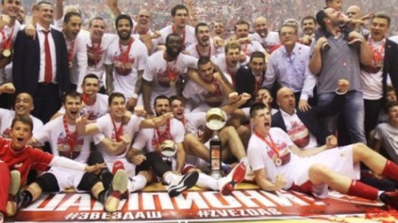 "Crvena Zvezda" - Serbijas čempione
Foto: kkcrvenazvezda.rs