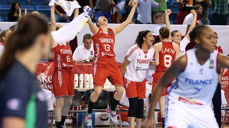 Turcijas spēlētāju emocijas
Foto: www.eurobasketwomen2015.com