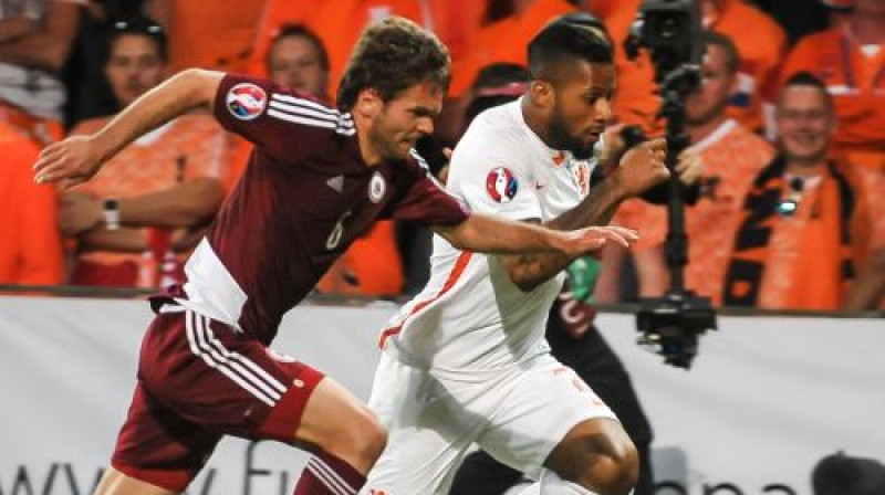 Vladislavs Gabovs cīņā pret Nīderlandi
Foto: Gints Ivuškāns/F64