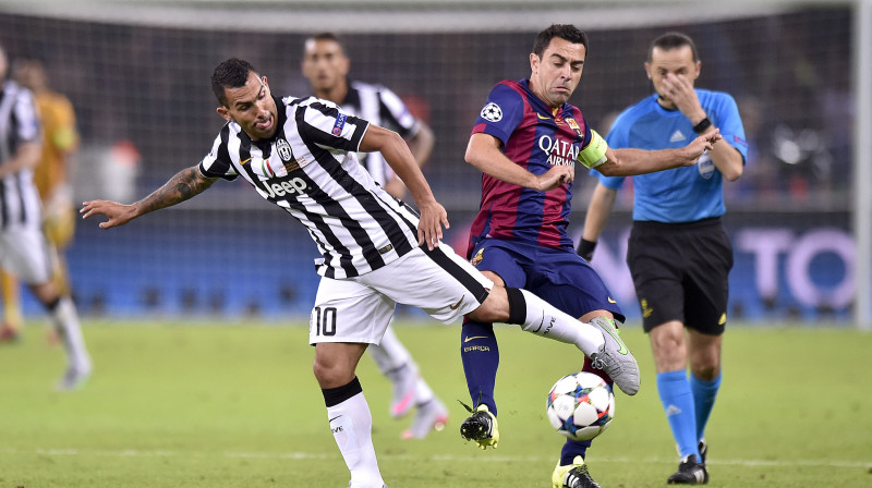 Karloss Tevess Čempionu līgas finālā pret Čavi
Foto: LaPresse/Scanpix