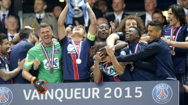 PSG svin Francijas kausa iegūšanu
Foto: J.E.E/SIPA/Scanpix