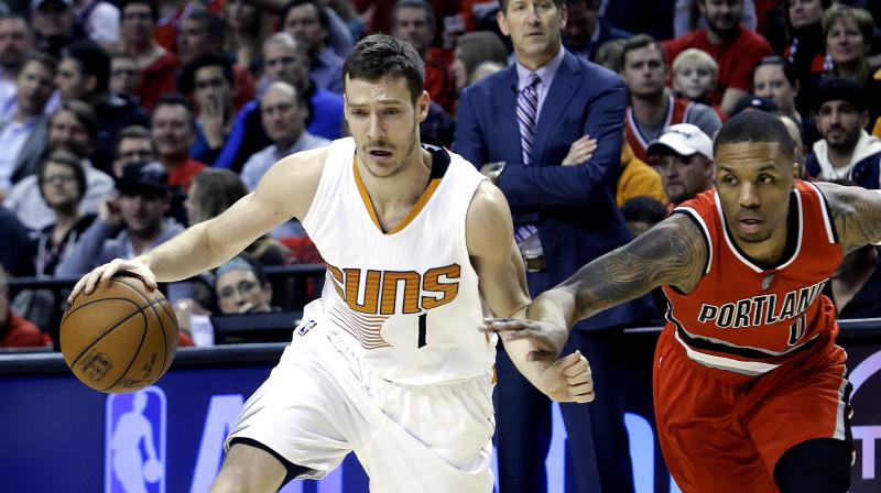 Gorans Dragičs (no kreisās) un Deimians Lilards
Foto: AP/Scanpix