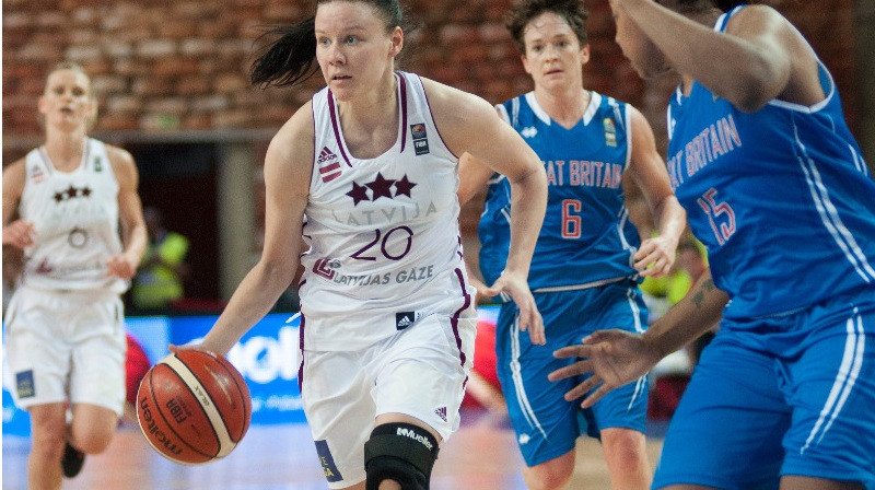 Katei Aizsilai Eiropas 2015.gada čempionāta finālturnīrs bija pirmā pieredze valstsvienībā. Turpinājums sekos!
Foto: FIBAEurope.com