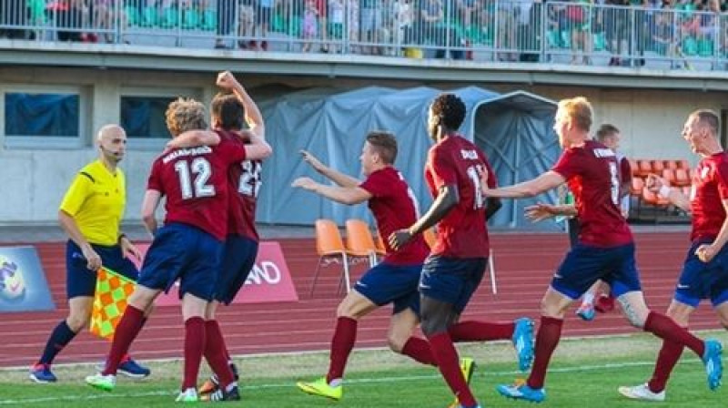"Jelgava" svin neizšķirtu nesošos vārtus
Foto: Raitis Supe/Jelgavas Vēstnesis
