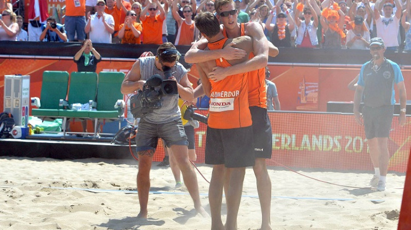 Reinders Numerdors un Kristians Varenhorsts
Foto: FIVB