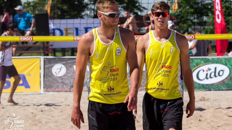 Edgars Točs un Rihards Finsters
Foto: LVF