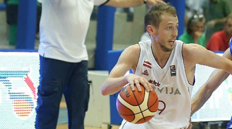 Kristaps Pļavnieks
Foto: FIBA/Ciamillo-Castoria/Castoria