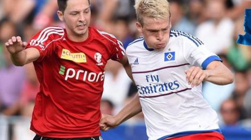 Artjoms Rudņevs pret "Chur 97"
Foto: HSV