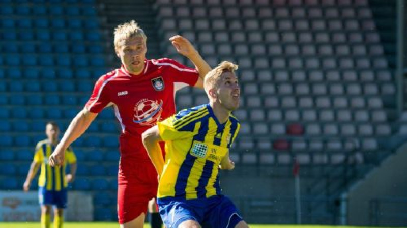 Daniils Turkovs cīņā pret "Skonto"
Foto: Māris Greidāns/ Futbola Virslīga