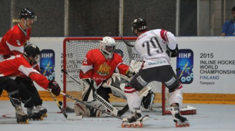 Latvija pret Bulgāriju
Foto: Lihc.lv