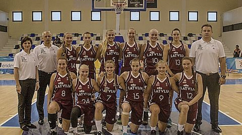 Latvijas U20 izlase: pamatmērķis sasniegts.
Foto: FIBAEurope.com