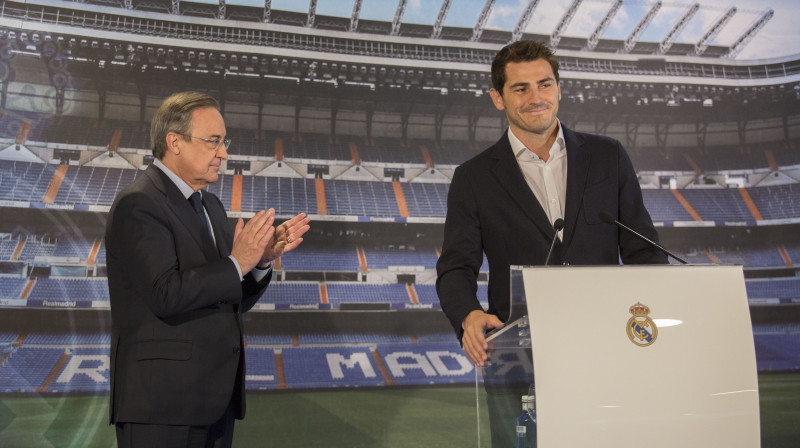 Florentino Peress un Ikers Kasiljass
Foto: SIPA/Scanpix