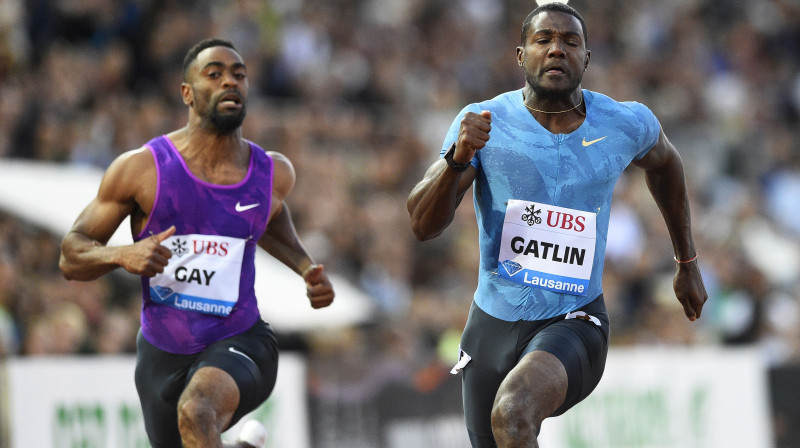 Taisons Gejs un Džastins Getlins
Foto: AFP/Scanpix