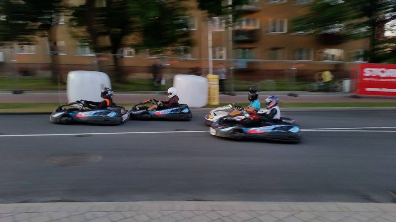 Kartings Jelgavas ielu trasē
Foto: openkart.lv