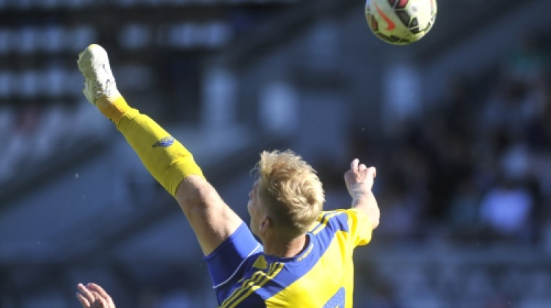 "Ventspils" uzbrucējs Daniils Turkovs
Foto: Romāns Kokšarovs/F64