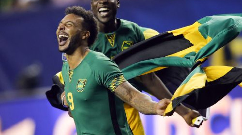 Jamaika svin vienu no saviem lielākajiem panākumiem futbola vēsturē
Foto: AP/Scanpix