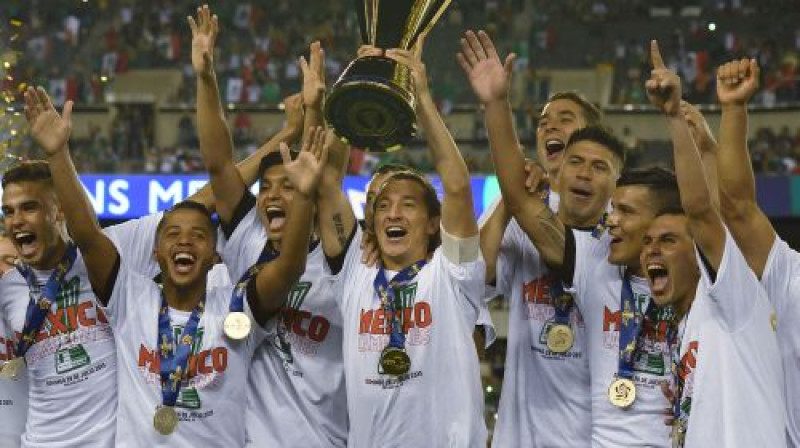 Meksikas futbolisti
Foto: AFP/Scanpix