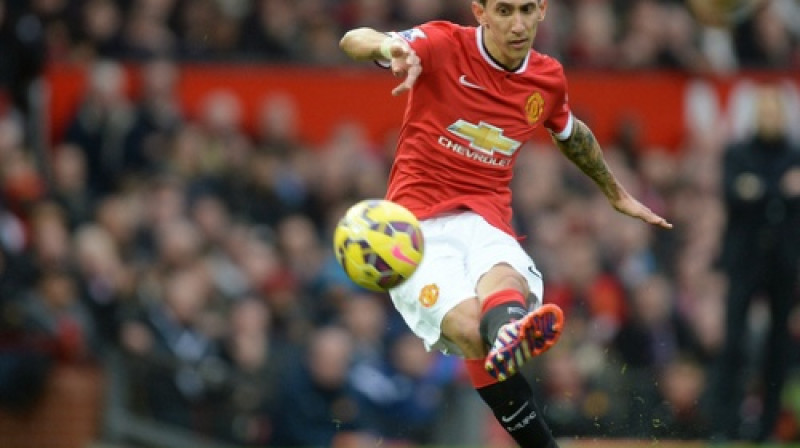 Debijas sezonā Anglijas Premjerlīgā Di Marija aizvadīja 27 spēles, 20 sāka pamatsastāvā, guva trīs vārtus un izdarīja desmit rezultatīvas piespēles
Foto: PA Wire/Scanpix