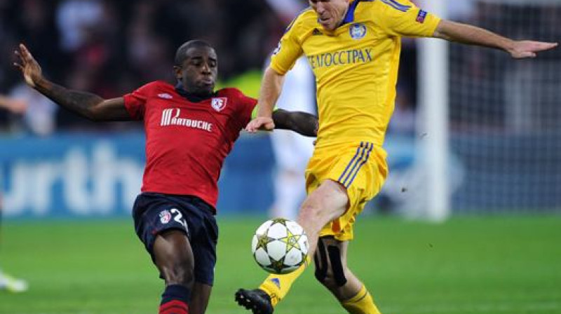 Aleksandrs Hļebs BATE rindās 2012./2013. gada sezonā
Foto: AFP/Scanpix