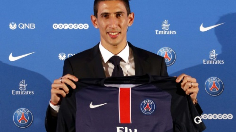 Anhels Di Marija - viens no nozīmīgākajiem PSG pirkumiem Kataras īpašnieku ērā
Foto: SIPA/Scanpix