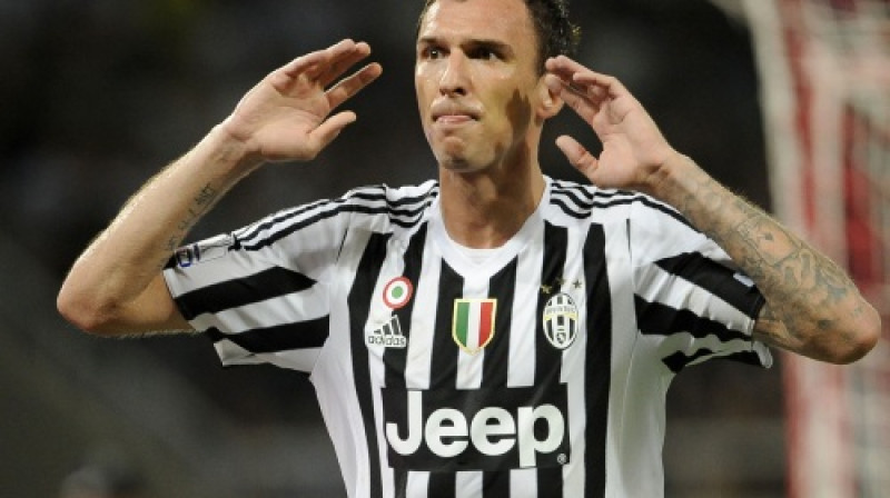 Uzvaras vārtu autors Mario Mandžukičs
Foto: LaPresse/Scanpix