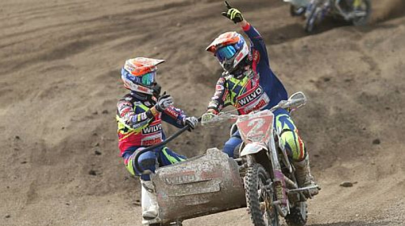 Etjēns Bakss un Kaspars Stupelis
Foto: Rik Claeys