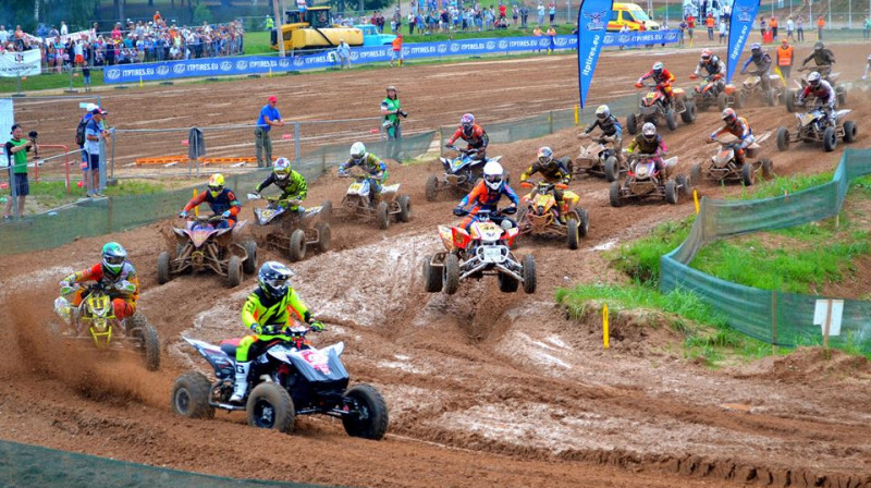 Kvadriciklu motokrosa cīņas Ķegumā
Foto: X99/Slīterāni (x99.lv)