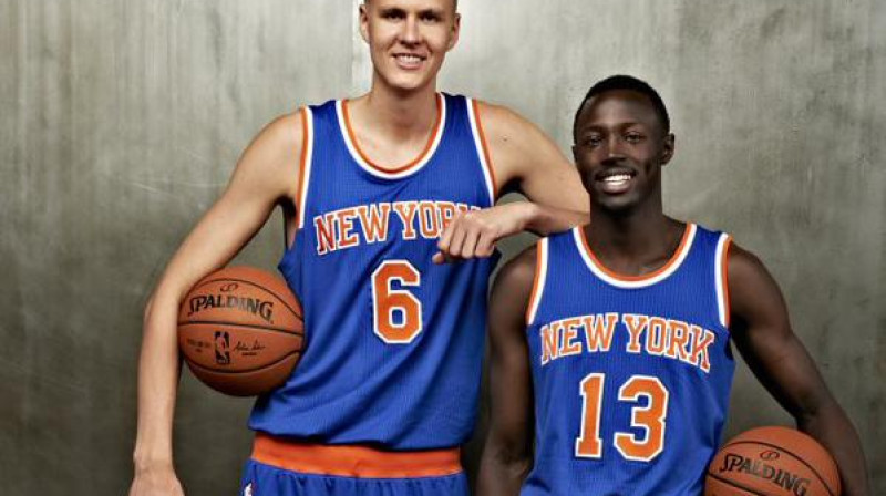 Kristaps Porziņģis un Džerians Grants
Foto: Knicks