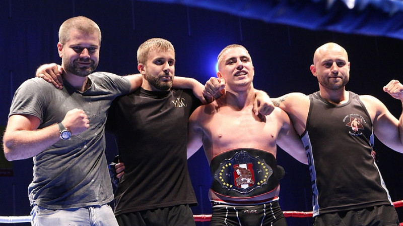 Algis Skara (no kreisās), Pavels Sereda, Iļja Kukļevs, Aleksandrs Maslovs
Foto: Modris Helds, "irLiepāja.lv"